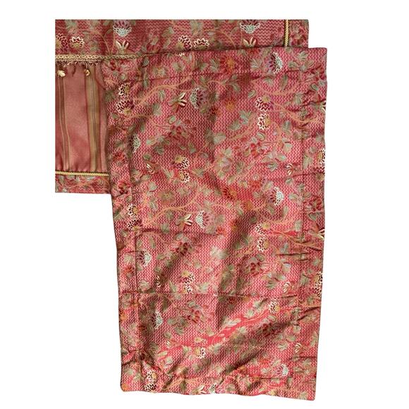 Waterford Bed Linens Ballyshannon Shams King Red Luxury Hollywood Regency Glam 2 - Picture 3 of 8